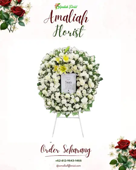 Krans Bunga Duka Tlagawera